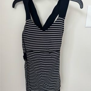 Lululemon Black and White Tank Top